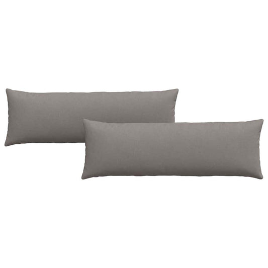 vidaXL Μαξιλάρι Καναπέ 2 pcs Taupe 120 x 40 cm ύφασμα