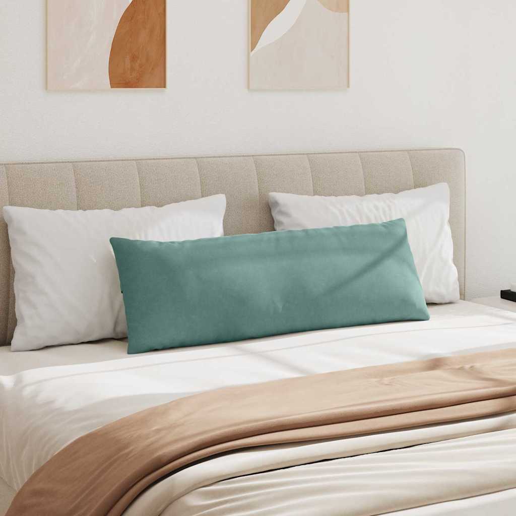 vidaXL Μαξιλάρι Καναπέ 2 pcs Θαλασσί 120 x 40 cm Υφασμάτινο Κορντουρά