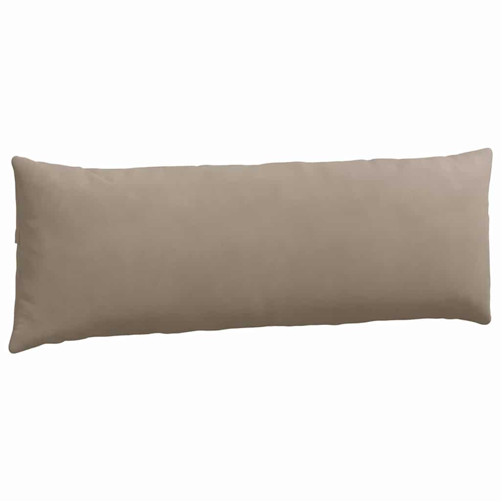 vidaXL Μαξιλάρι Καναπέ 2 pcs Taupe 120 x 40 cm ύφασμα
