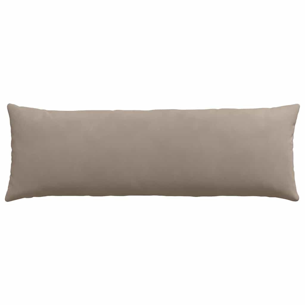vidaXL Μαξιλάρι Καναπέ 2 pcs Taupe 120 x 40 cm ύφασμα