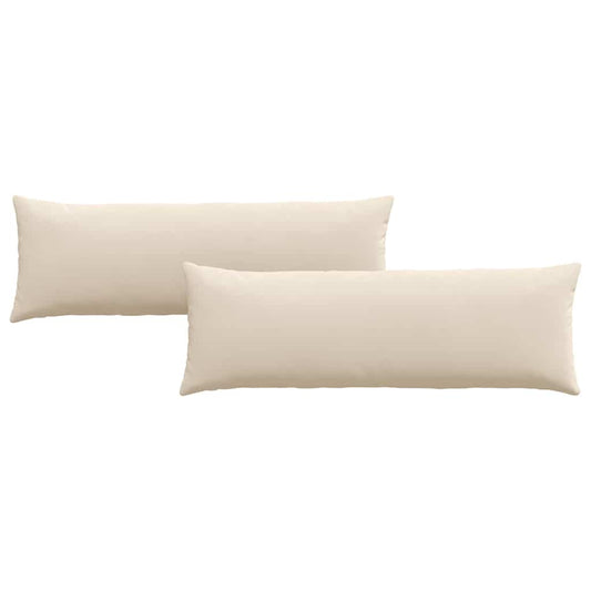 vidaXL Μαξιλάρι Καναπέ 2 pcs Μπεζ 120 x 40 cm ύφασμα