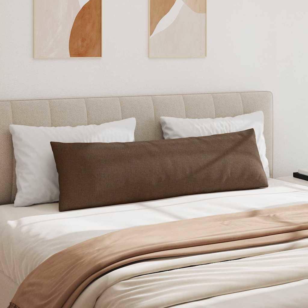 vidaXL Μαξιλάρι Καναπέ 2 pcs Καφέ 145 x 40 εκ. ύφασμα