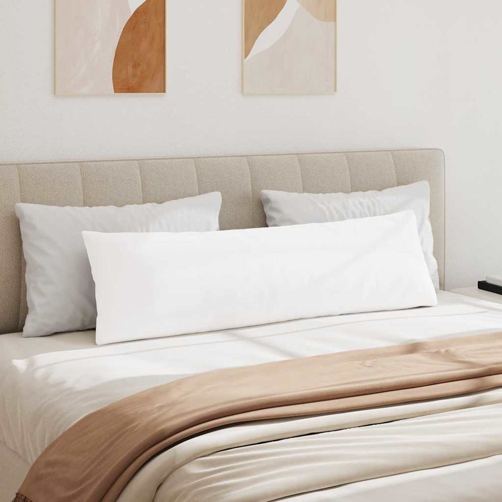 vidaXL Μαξιλάρι Καναπέ 2 pcs Λευκό 145 x 40 εκ. ύφασμα