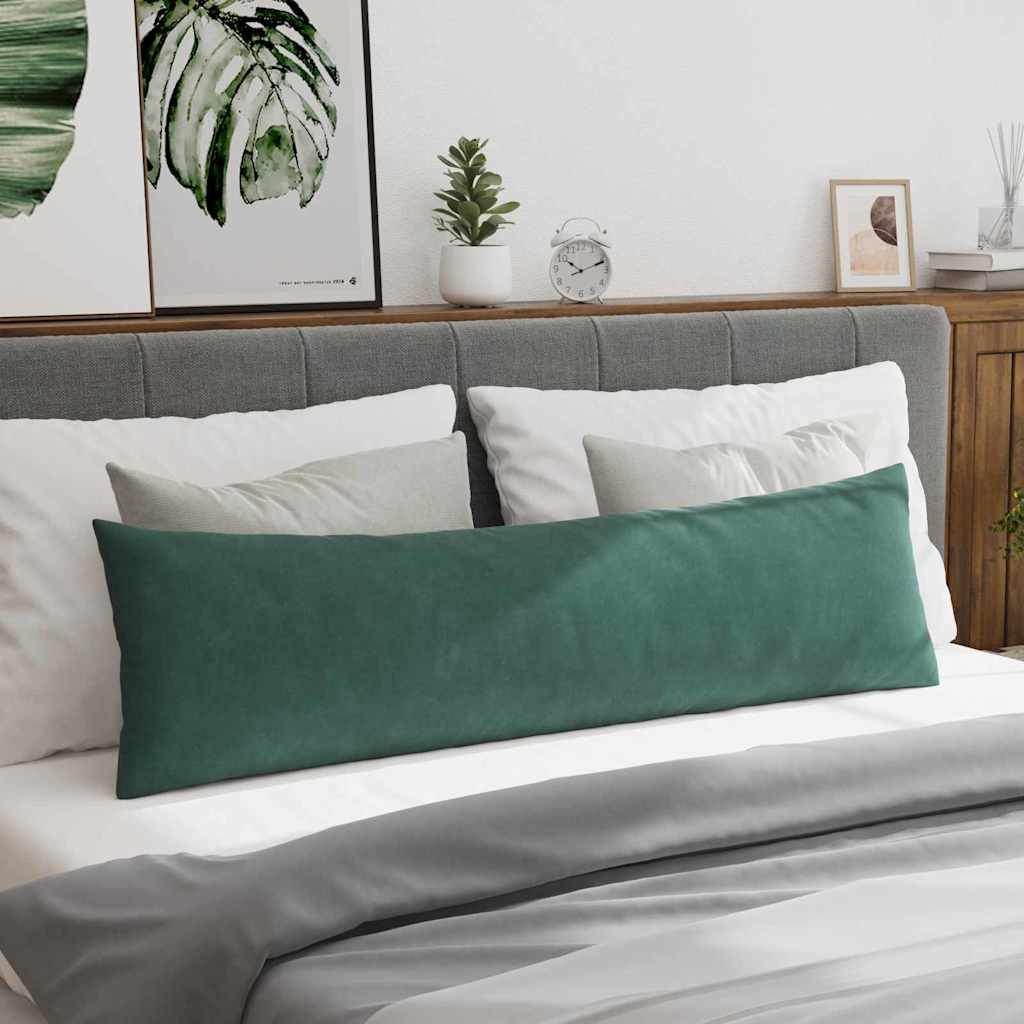 vidaXL Μαξιλάρι Καναπέ 2 pcs Σκούρο Πράσινο 145 x 40 εκ.