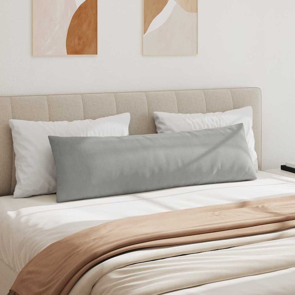 vidaXL Μαξιλάρι Καναπέ 2 pcs Ανοιχτό γκρι 145 x 40 εκ. ύφασμα