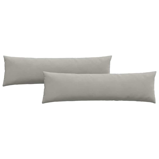 vidaXL Μαξιλάρι Καναπέ 2 pcs Ανοιχτό γκρι 145 x 40 εκ. ύφασμα