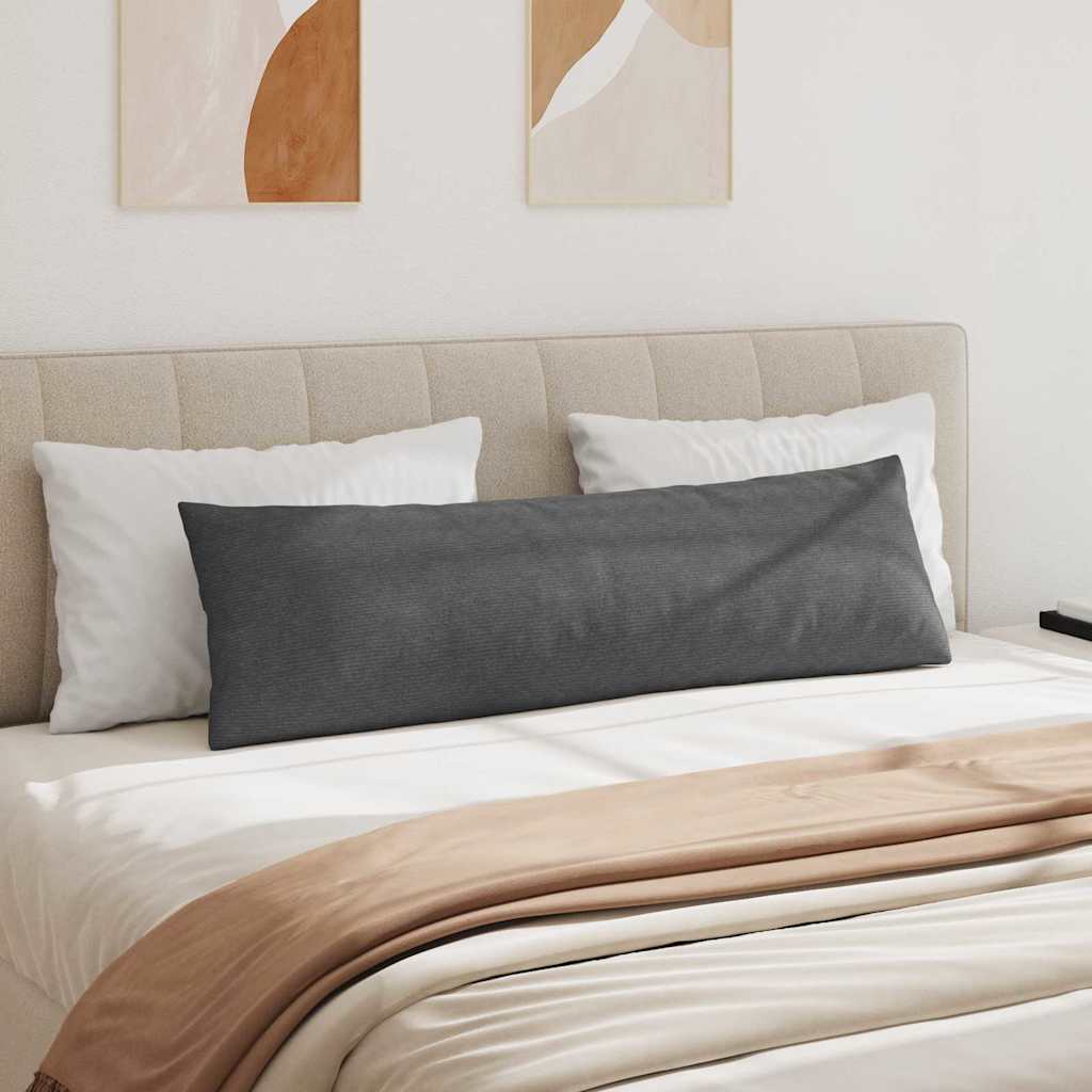 vidaXL Μαξιλάρι Καναπέ 2 pcs Σκούρο Γκρι 145 x 40 εκ.