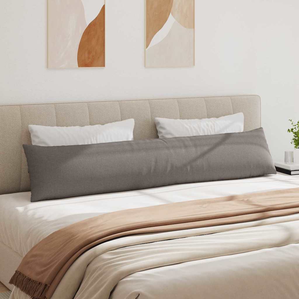 vidaXL Μαξιλάρι Καναπέ 2 pcs Taupe 200 x 40 εκ. ύφασμα