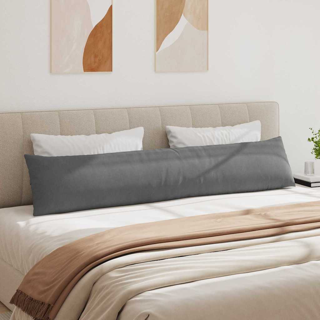 vidaXL Μαξιλάρι Καναπέ 2 pcs Σκούρο Γκρι 200 x 40 εκ. ύφασμα