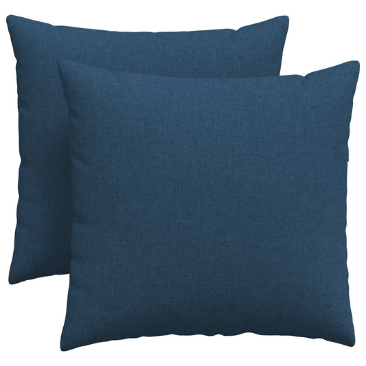 vidaXL Μαξιλάρι Καναπέ 2 pcs Μπλε 45 x 45 cm ύφασμα