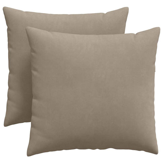 vidaXL Μαξιλάρι Καναπέ 2 pcs Taupe 45 x 45 cm ύφασμα