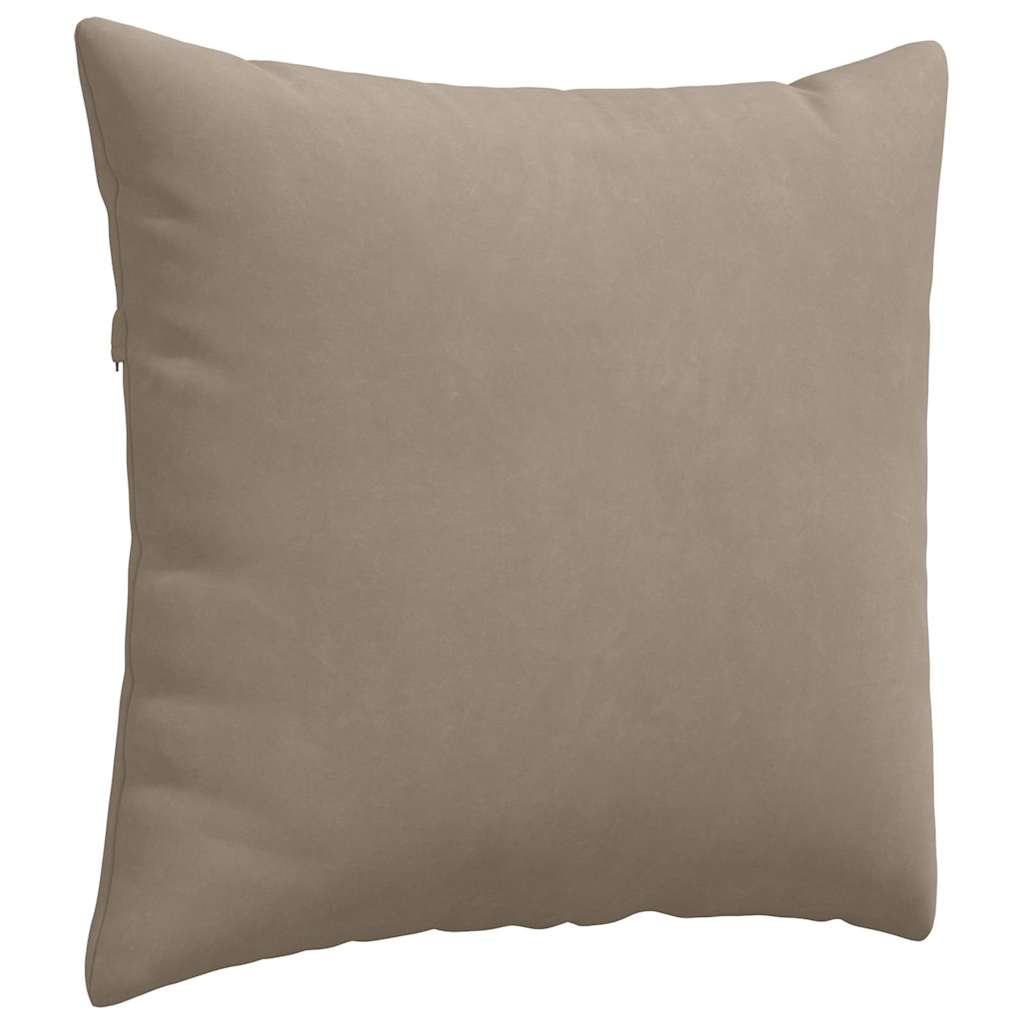 vidaXL Μαξιλάρι Καναπέ 2 pcs Taupe 45 x 45 cm ύφασμα