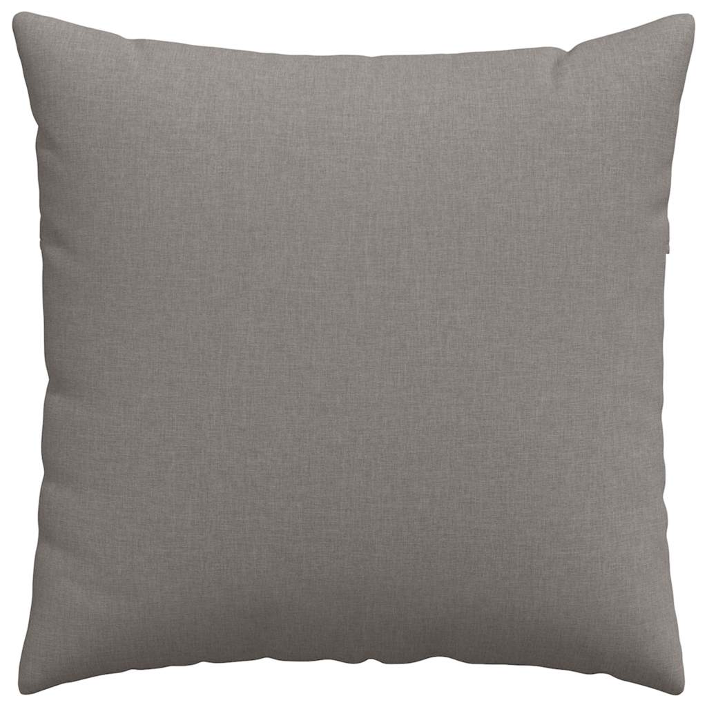 vidaXL Μαξιλάρι Καναπέ 2 pcs Taupe 80 x 80 cm ύφασμα