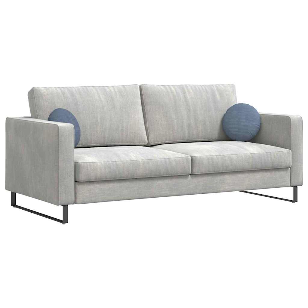 vidaXL Μαξιλάρια καθισμάτων 2 pcs Μπλε Ø 30 cm Υφασμάτινο Κορντουρά