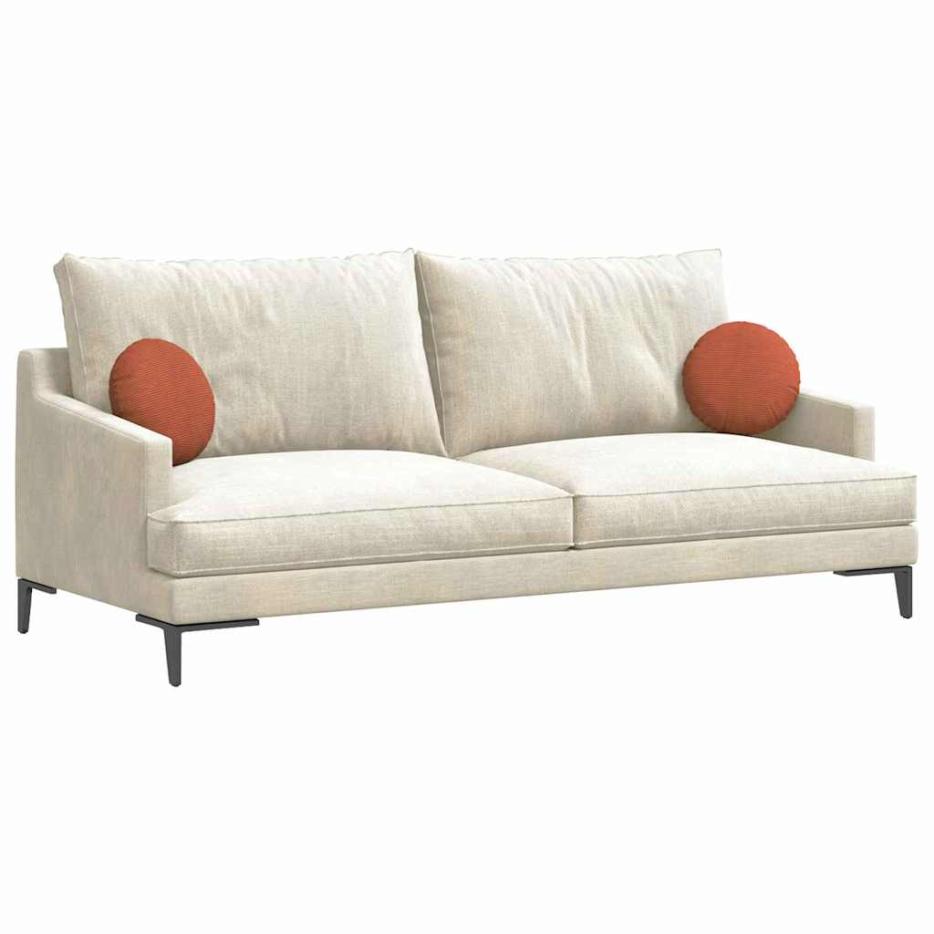 vidaXL Μαξιλάρια καθισμάτων 2 pcs Κόκκινο Πορτοκαλί Ø 30 cm