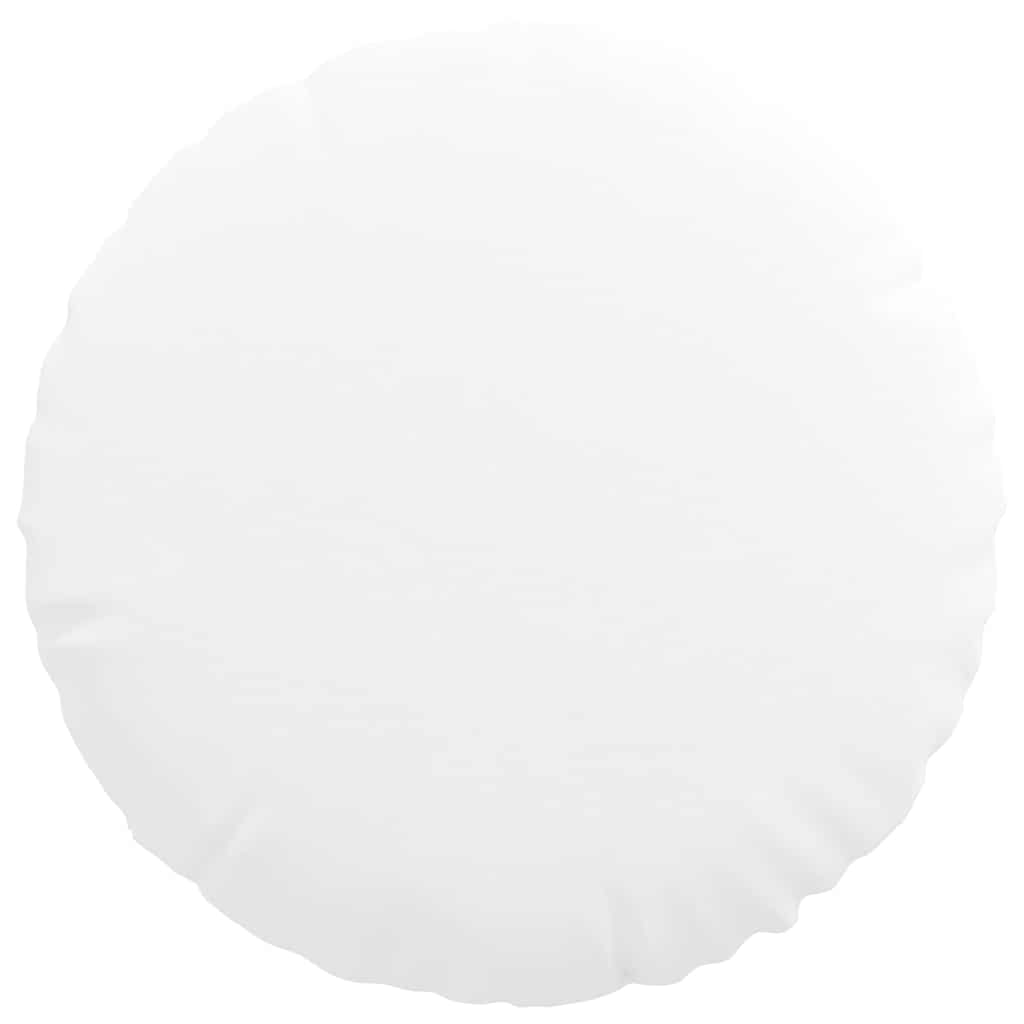 vidaXL Μαξιλάρια καθισμάτων 2 pcs Λευκό Ø40 x 13 εκ ύφασμα