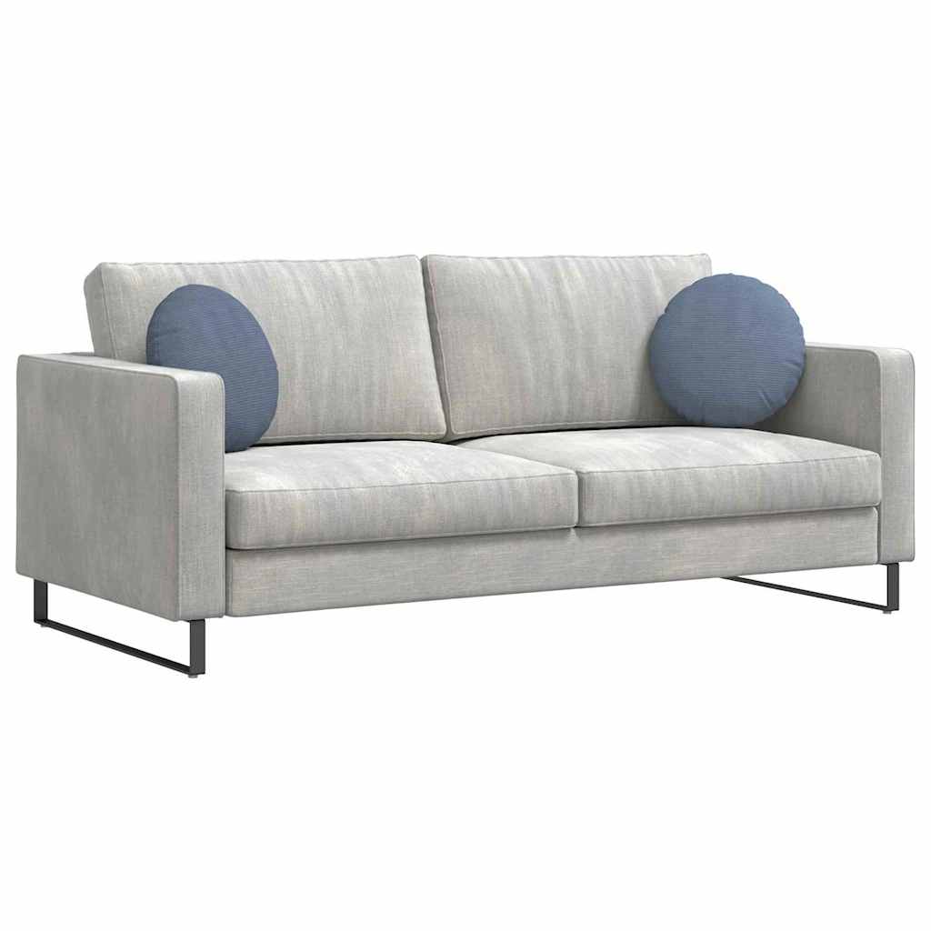 vidaXL Μαξιλάρια καθισμάτων 2 pcs Μπλε Ø 40 cm Υφασμάτινο Κορντουρά