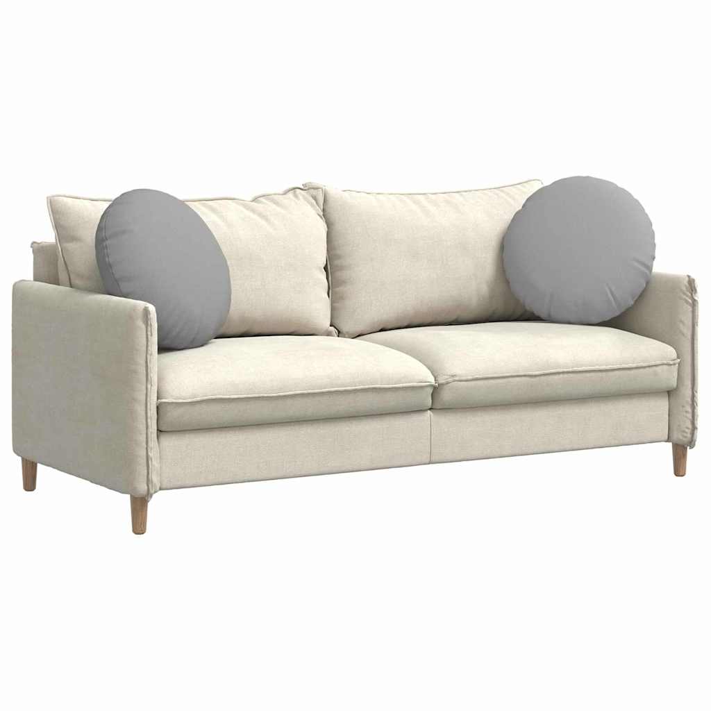 vidaXL Μαξιλάρια καθισμάτων 2 pcs Σκίουρος Γκρί Ø50 x 19 εκ ύφασμα