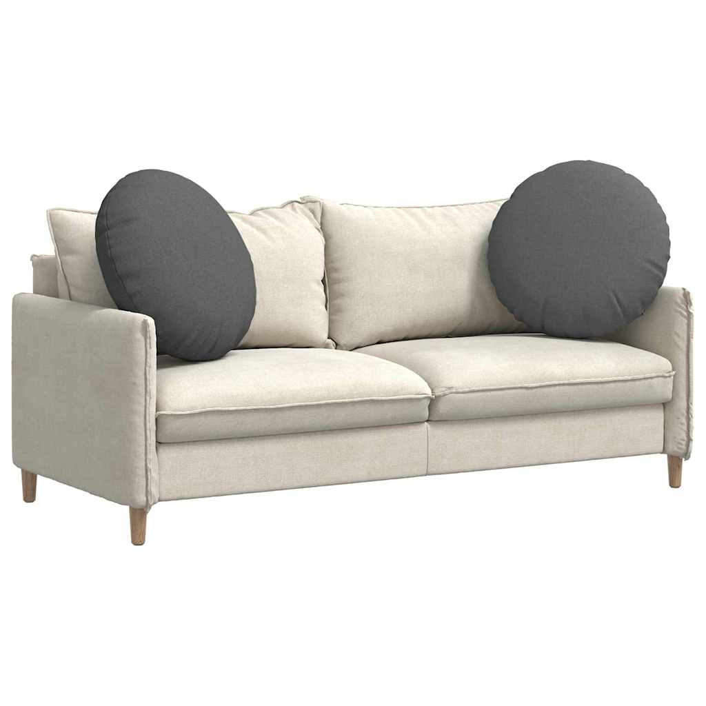 vidaXL Μαξιλάρια καθισμάτων 2 pcs Σκούρο Γκρι Ø80 x 29 εκ ύφασμα