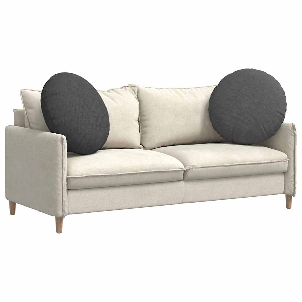 vidaXL Μαξιλάρια καθισμάτων 2 pcs Σκούρο Γκρι Ø 80 cm