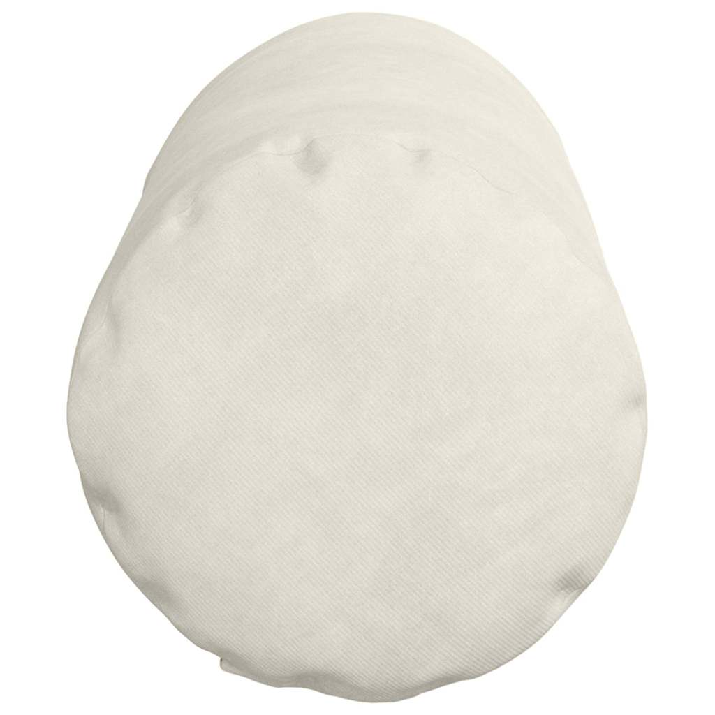 vidaXL Μαξιλάρια Στήριγμα 2 pcs Κρεμ Ø 15 x 40 εκ Υφασμάτινο Κορντουρά