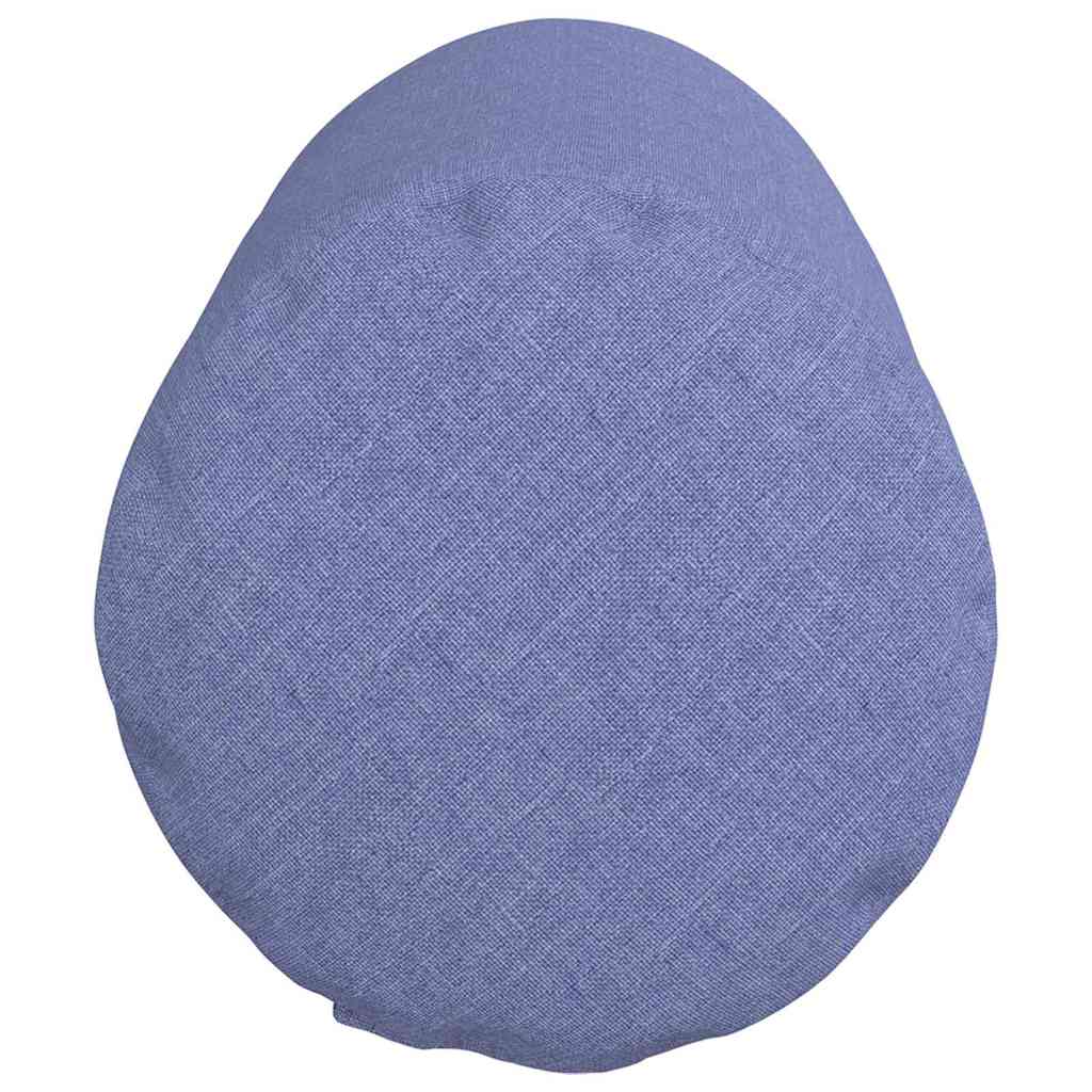 vidaXL Μαξιλάρια Στήριγμα 2 pcs Μπλε τζην Ø 25 x 70 cm ύφασμα