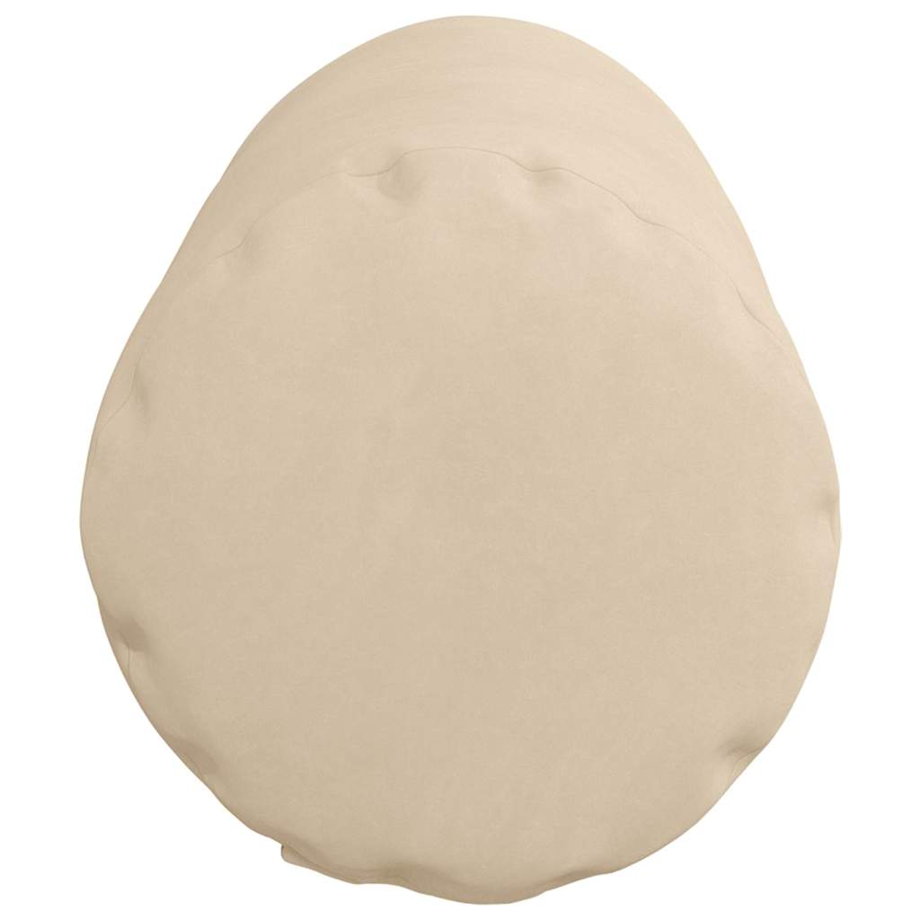 vidaXL Μαξιλάρια Στήριγμα 2 pcs Κρεμ Ø 25 x 70 cm Ύφασμα Μικροΐνας