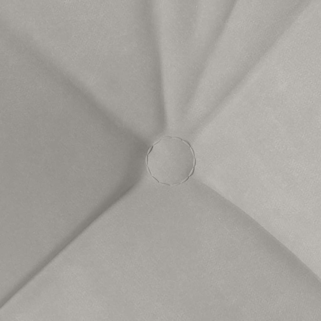 vidaXL Μαξιλάρια καθισμάτων 4 pcs Ανοιχτό γκρι 40 x 40 cm
