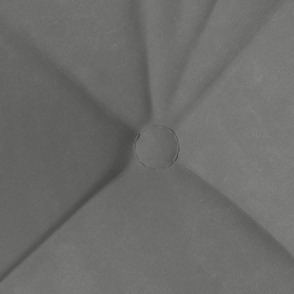 vidaXL Μαξιλάρια καθισμάτων 4 pcs Σκούρο Γκρι 40 x 40 cm