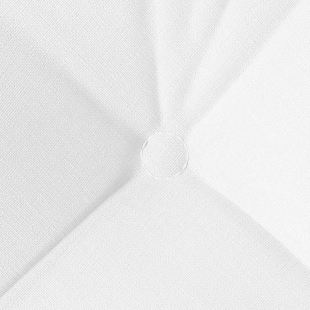 vidaXL Μαξιλάρια καθισμάτων 4 pcs Λευκό 45 x 45 x 12 εκ. ύφασμα