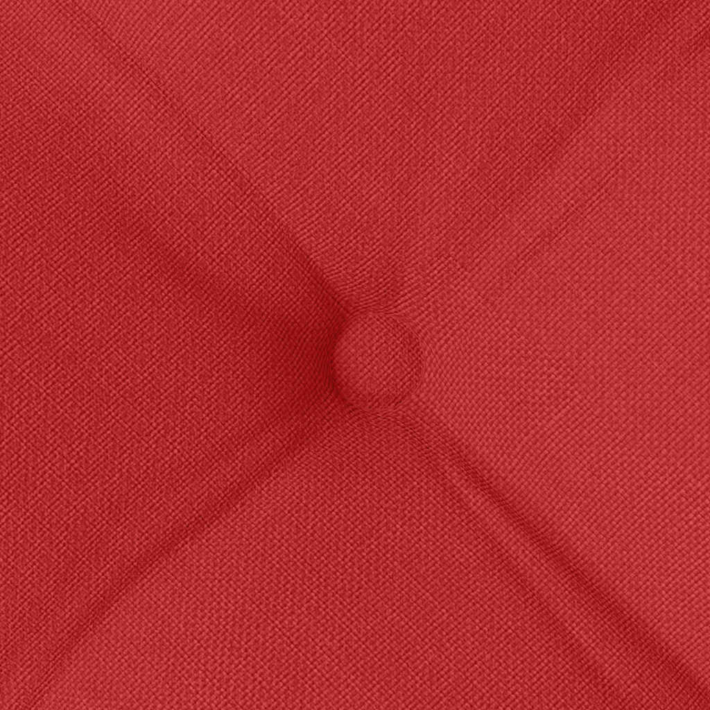 vidaXL Μαξιλάρια καθισμάτων 2 pcs Κόκκινο 40 x 40 x 6 cm ύφασμα