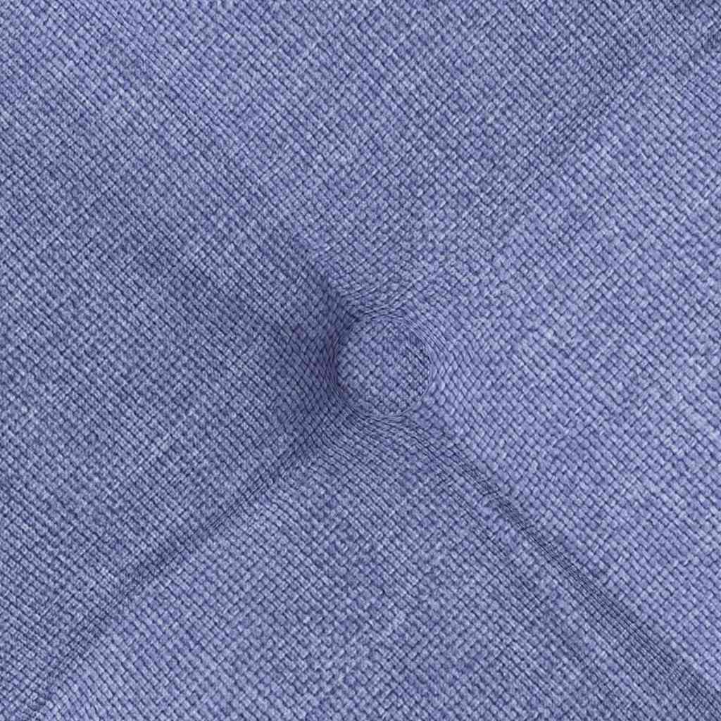vidaXL Μαξιλάρια καθισμάτων 2 pcs Μπλε τζην 40 x 40 x 6 cm ύφασμα