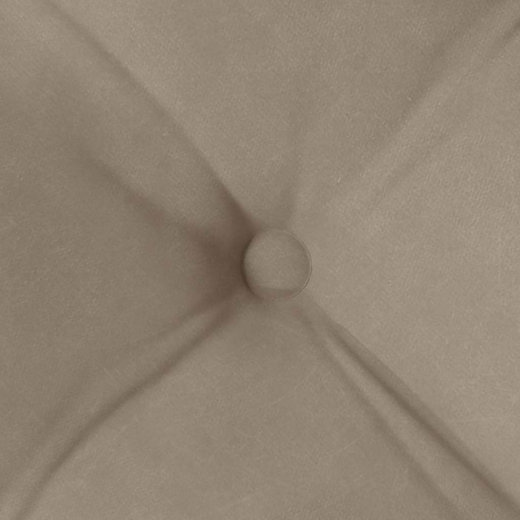vidaXL Μαξιλάρια καθισμάτων 4 pcs Taupe 40 x 40 cm Ύφασμα Μικροΐνας