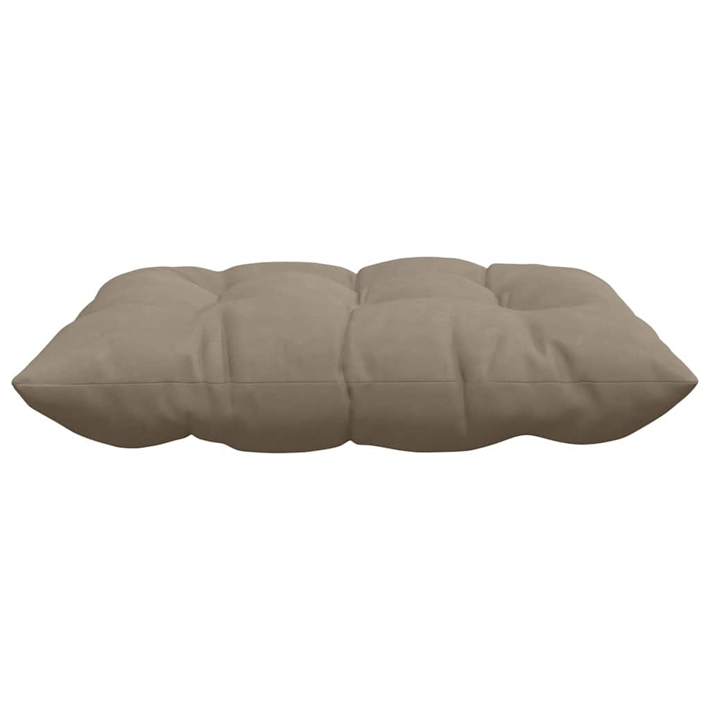 vidaXL Μαξιλάρια καθισμάτων 4 pcs Taupe 40 x 40 cm Ύφασμα Μικροΐνας