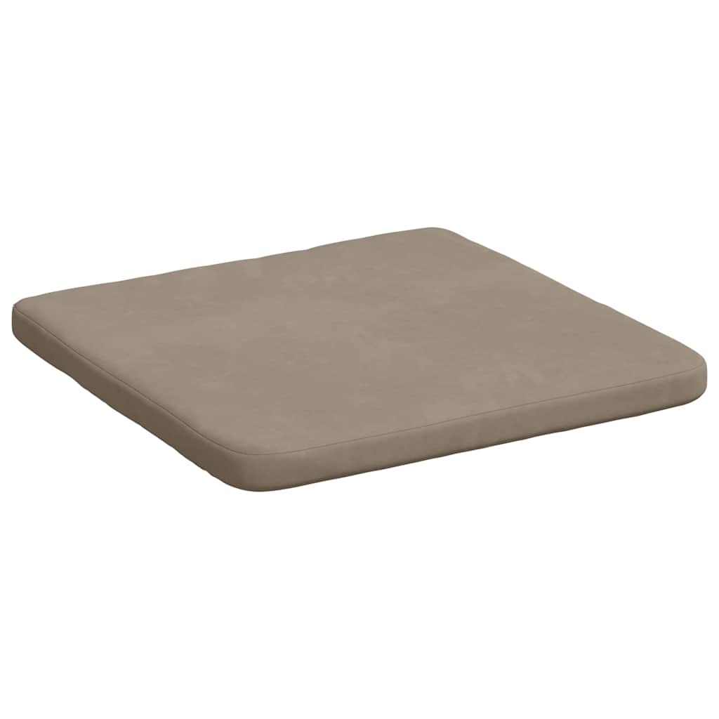 vidaXL Μαξιλάρια καθισμάτων 4 pcs Taupe 40 x 40 x 3 cm