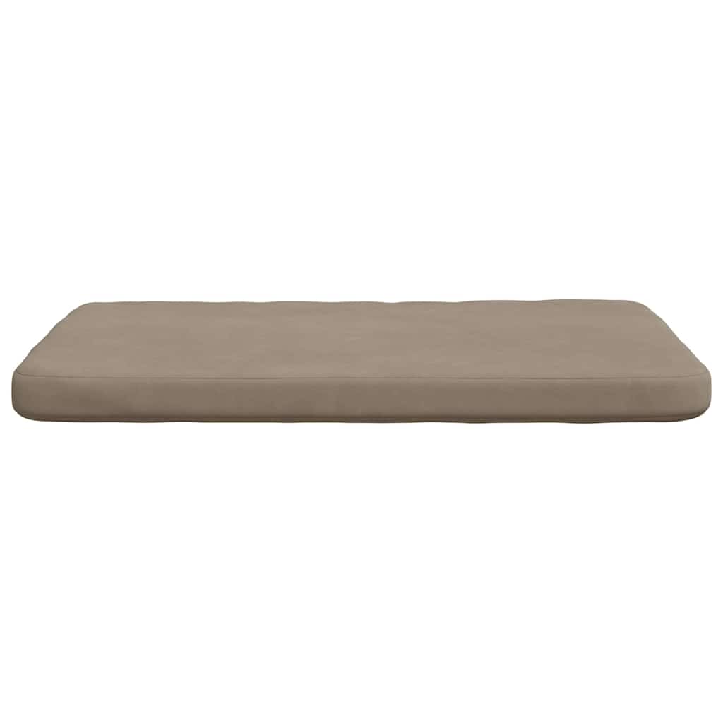 vidaXL Μαξιλάρια καθισμάτων 4 pcs Taupe 40 x 40 x 3 cm