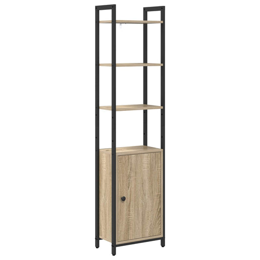 vidaXL Βιβλιοθήκη Δρύς Sonoma 40 x 24 x 161 εκ Επεξεργασμένο ξύλο