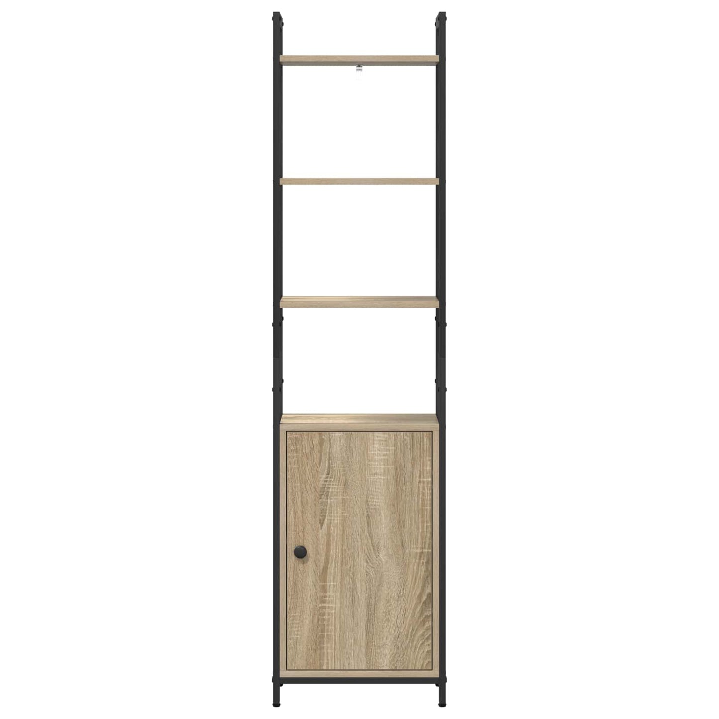 vidaXL Βιβλιοθήκη Δρύς Sonoma 40 x 24 x 161 εκ Επεξεργασμένο ξύλο
