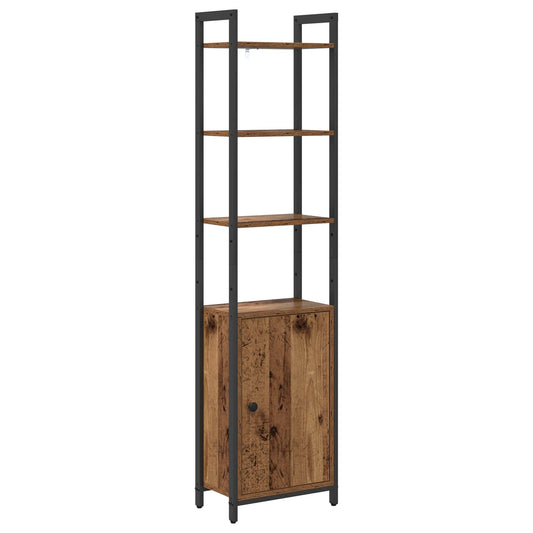 vidaXL Βιβλιοθήκη Παλιό Ξύλο 40 x 24 x 161 εκ Επεξεργασμένο ξύλο