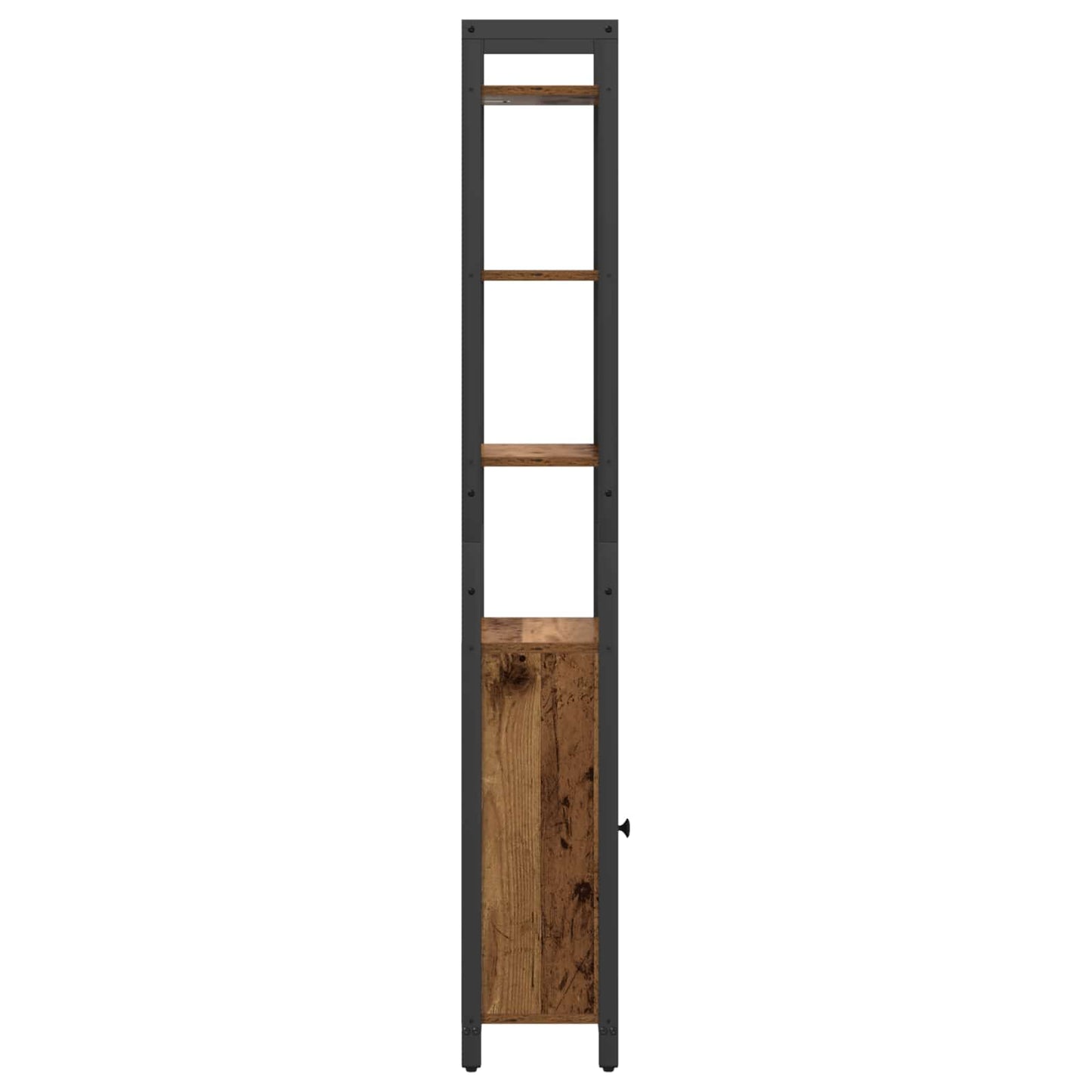 vidaXL Βιβλιοθήκη Παλιό Ξύλο 40 x 24 x 161 εκ Επεξεργασμένο ξύλο