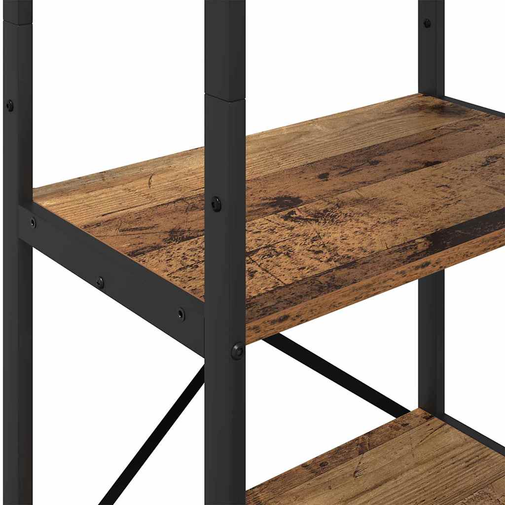 vidaXL Ράφι Βιβλίων Παλιό Ξύλο 56 x 34 x 171 εκ Επεξεργασμένο ξύλο