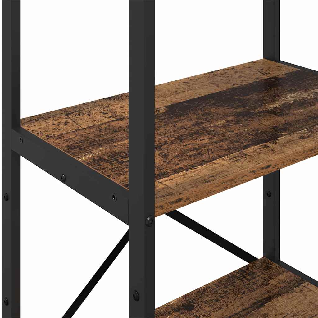 vidaXL Ράφι Βιβλίων Παλιό Ξύλο 56 x 34 x 133,5 εκ Επεξεργασμένο ξύλο