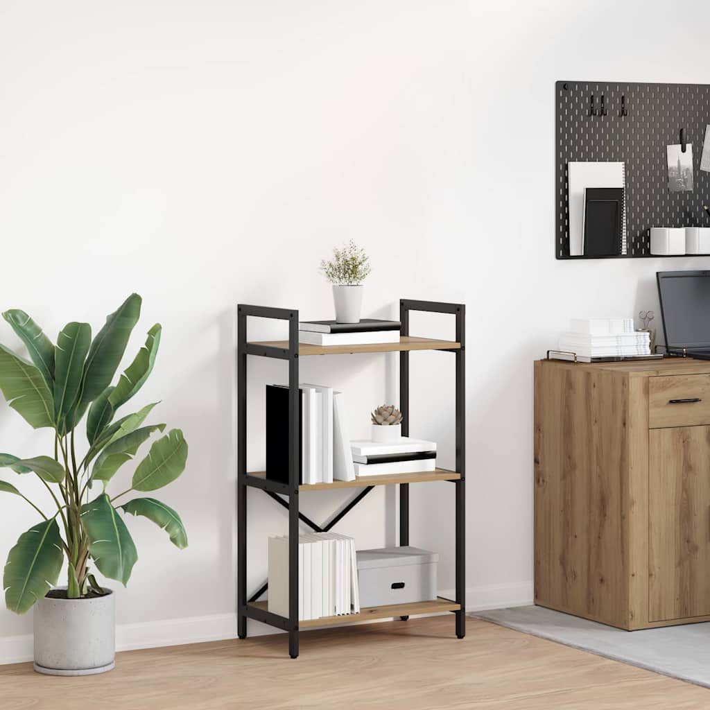 vidaXL Ράφι Βιβλίων Artisan Oak 56 x 34 x 96 εκ Επεξεργασμένο ξύλο