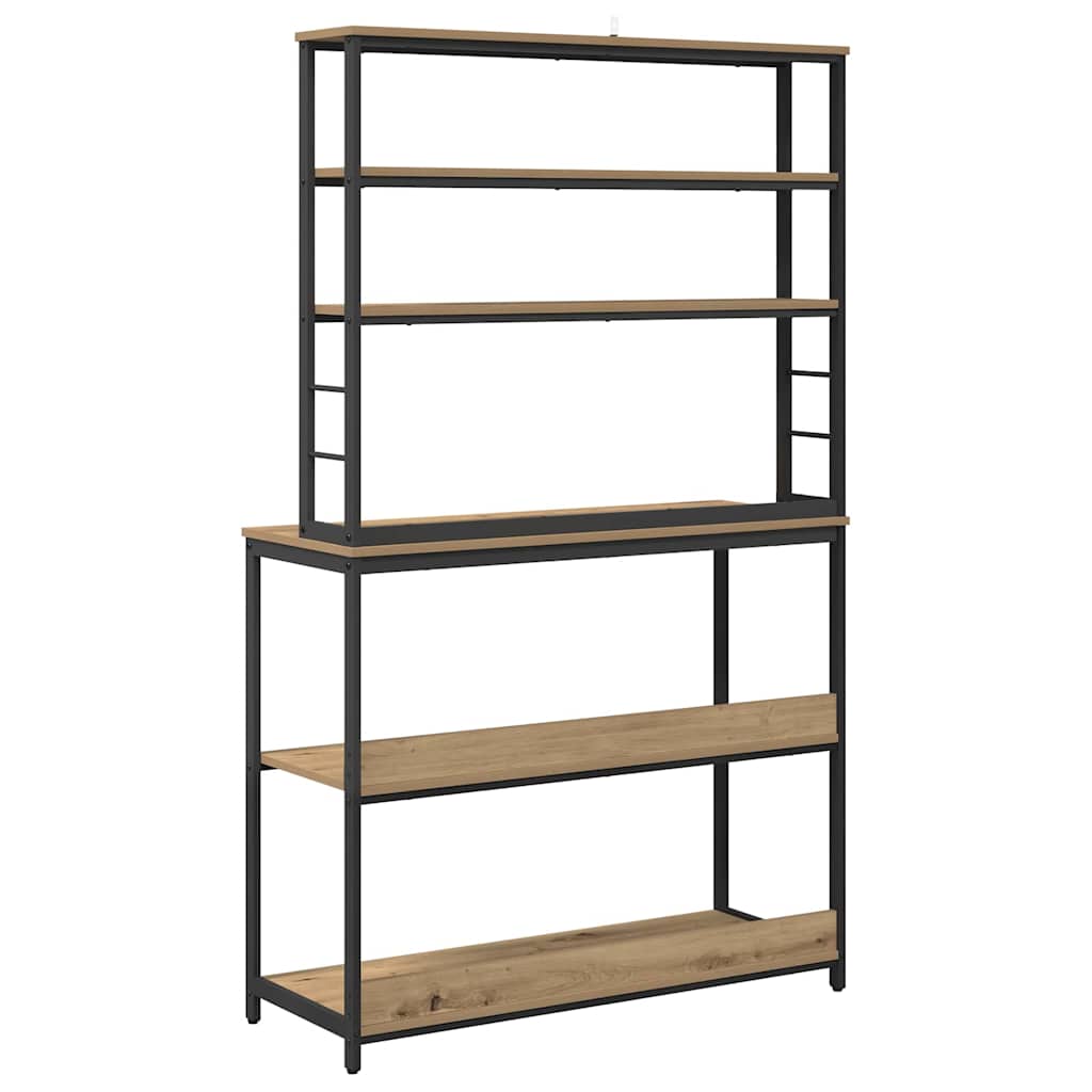 vidaXL Ράφι Κουζίνας Artisan Oak 100 x 40 x 168 εκ Επεξεργασμένο ξύλο