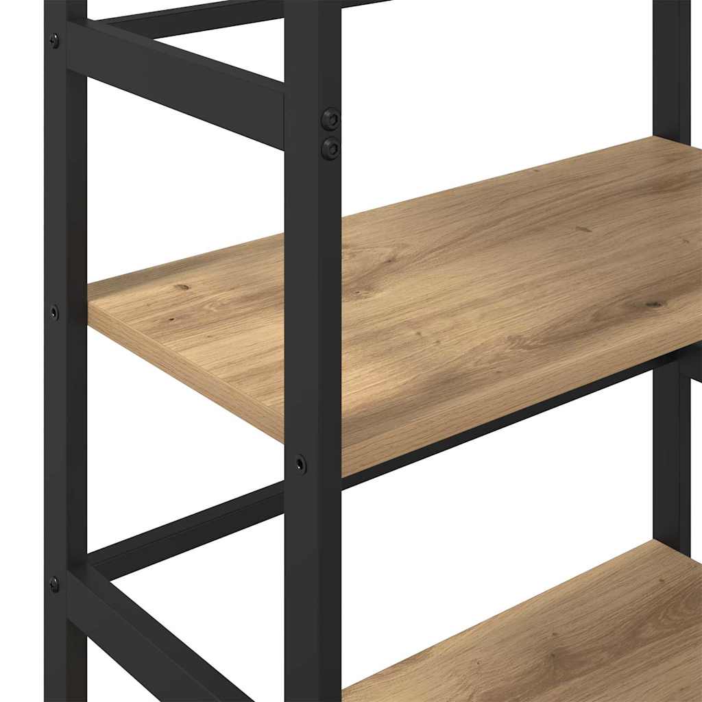 vidaXL Ράφι Βιβλίων Artisan Oak 60 x 29,5 x 81 εκ Επεξεργασμένο ξύλο