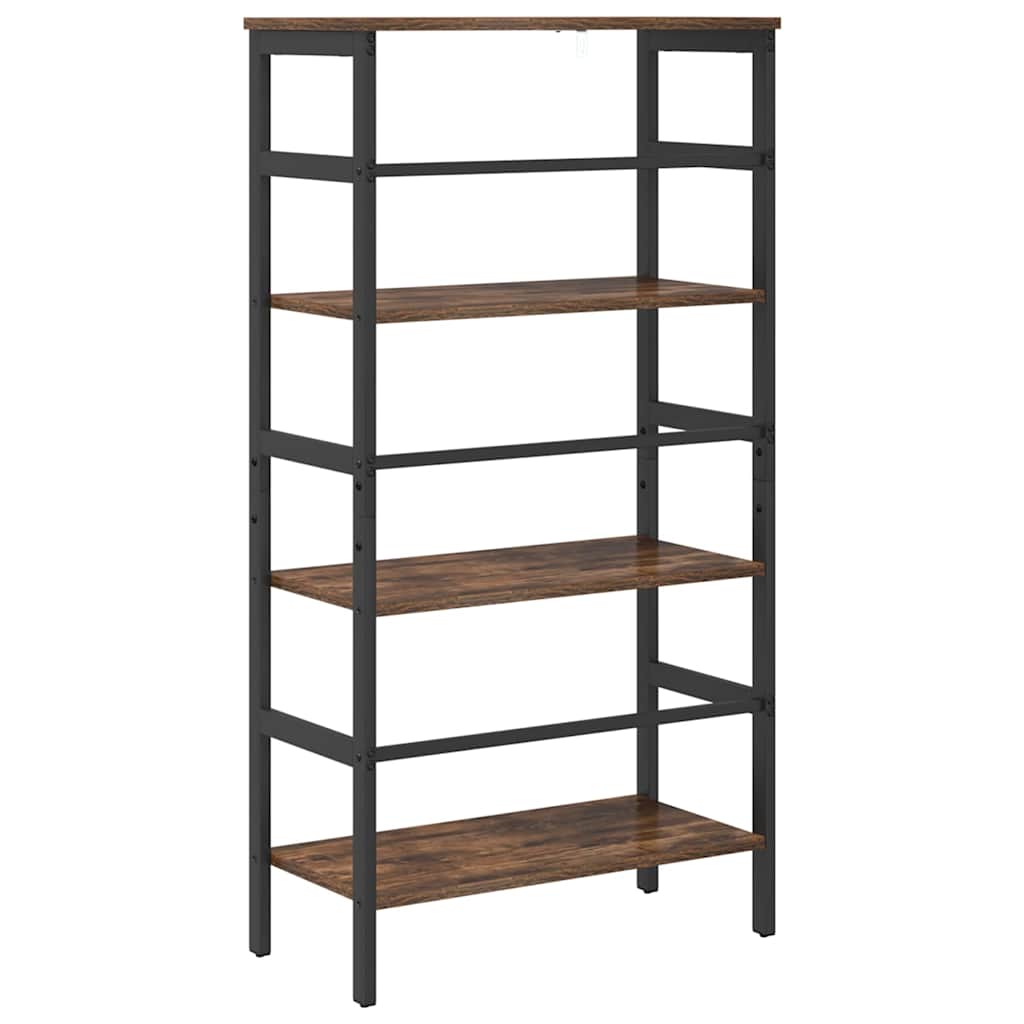 vidaXL Ράφι Βιβλίων Καπνιστό Δρύς 60 x 29,5 x 115 εκ