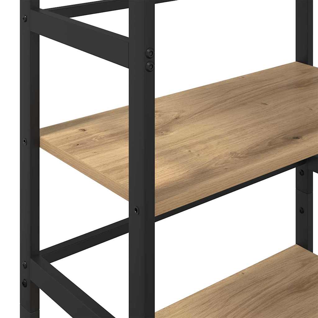 vidaXL Ράφι Βιβλίων Artisan Oak 60 x 29,5 x 115 εκ Επεξεργασμένο ξύλο