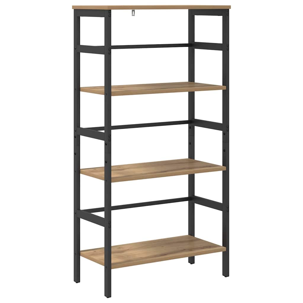 vidaXL Ράφι Βιβλίων Artisan Oak 60 x 29,5 x 115 εκ Επεξεργασμένο ξύλο