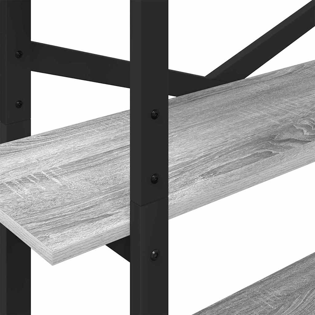 vidaXL Ράφι Βιβλίων Γκρίζο Σονομα 100 x 33,5 x 178 εκ