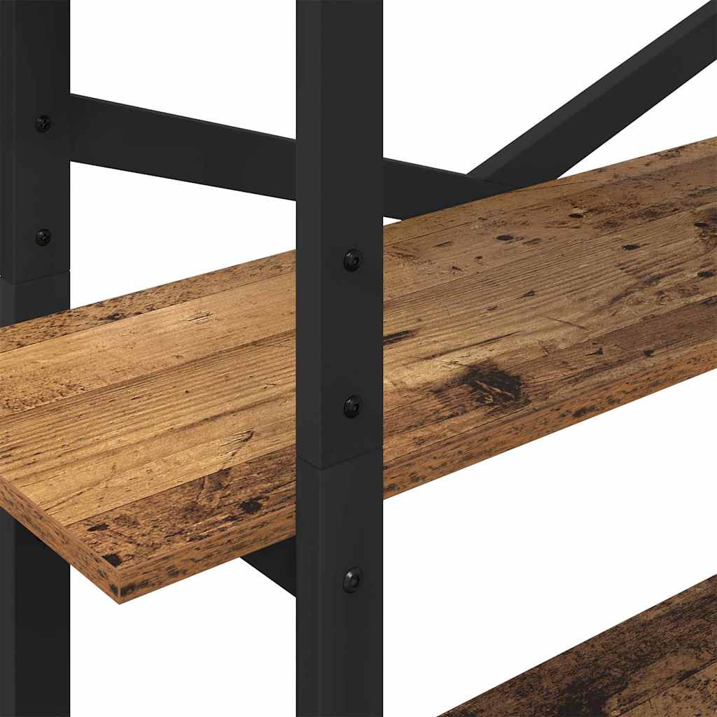 vidaXL Ράφι Βιβλίων Παλιό Ξύλο 100 x 33,5 x 178 εκ Επεξεργασμένο ξύλο